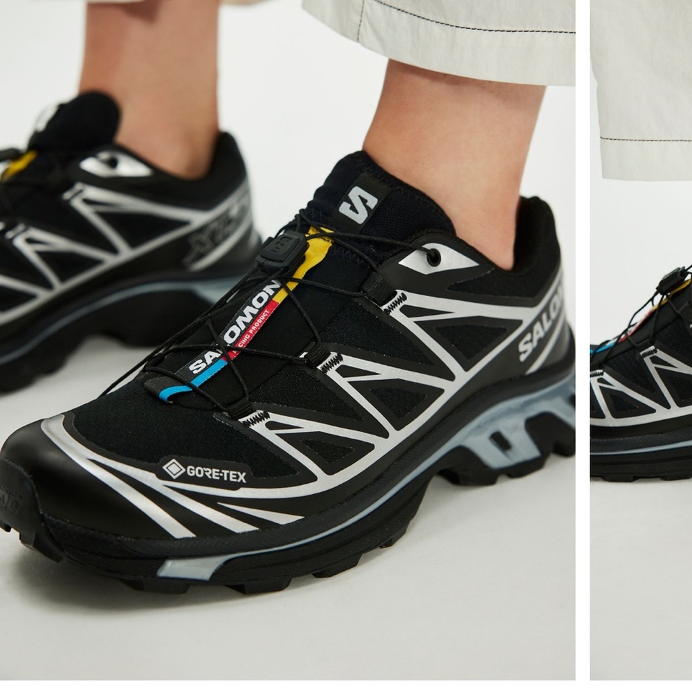 Salomon Black and Silver XT6
